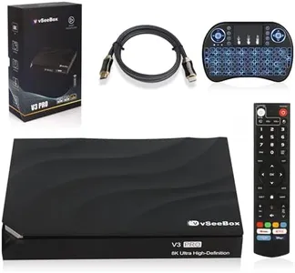 V3 PRO 2024 Newest Version, Includes Large Size Voice Remote, Backlit Mini Keyboard and 8K HDMI Cable