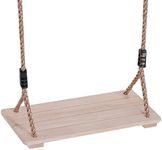 HOMCOM Wooden Garden Swing Seat Out