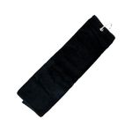 Longridge Luxury 3 Fold Golf Towel - Black,