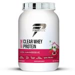 Protyze Anytime Clear Whey Protein Isolate | Lychee Martini, 1 kg(30 Servings)| 24 g Protein/Scoop | 7.2 g BCAA | Gluten-Free | Low Carb | Light and Refreshing | Zero Added Sugar | Muscle Growth & Recovery