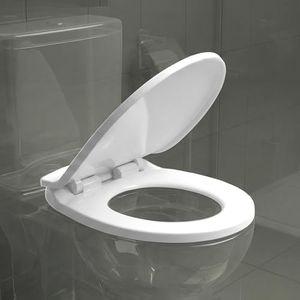 Wassmist Toilet Seat Cover Set (Soft Close) Durable Toilet Seat Cover | Fits Most Standard EWC Commodes | Premium Finish