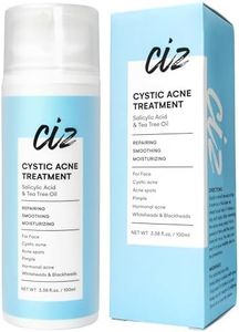 Cystic Acne Spot Treatment for Face: Cystic Hormonal Acne Spot Treatment for Face - Hormonal Acne Pimple Spot Cream with Salicylic Acid & Tea Tree Oil - 100 ml