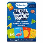 Skillmatics Thick Flash Cards for Toddlers - Letters, Numbers, Shapes & Colors, Montessori Toys & Games, Preschool Learning Activities and Toddler Toys for Kids 1, 2, 3, 4 Years