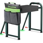 Onadak Premium Heavy Duty Garden Kneeler Seat - 4.5kg Reinforced Support Frame, Foldable Design with Storage Bag & Gift Box - Ideal Gardening Gift (Upgraded Green)