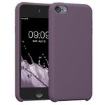 kwmobile TPU Silicone Case Compatible with Apple iPod Touch 6G / 7G (6th and 7th Generation) - Case Soft Flexible Protective Cover - Pale Iris