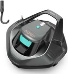 AIPER Cordless Robotic Pool Cleaner, Pool Vacuum with Self-Parking Technology, Portable, Ideal for Above-Ground Flat Pool up to 40 Feet, Grey