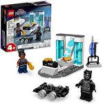 LEGO Marvel Shuri's Lab, 76212 Black Panther Construction Learning Toy with Minifigures, Toys for Kids, Girls and Boys Age 4, Avengers Super Heroes Gifts