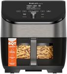 Instant Pot Vortex Plus 6-Quart Air Fryer Oven with ClearCook Cooking Window, Odor Erase Technology, Digital Touchscreen, Includes Free App with over 1900 Recipes, Single Basket, Stainless Steel, 6QT