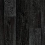 247Floors Wood Plank Effect Magic Vinyl Flooring 2.8mm Realistic Foam Backed Slip Resistant Lino (2m x 2m / 6ft 6" x 6ft 6", Black Planks)