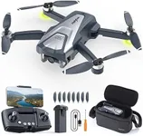 Holyton Drones with Camera for Adults 4k, HT50 Drone with Remote Control Camera, GPS Quadcopter Auto Return, Follow Me, Brushless Motor, Circle Fly, Waypoint Fly, Altitude Hold, Headless Mode