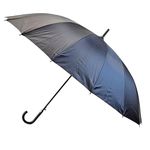 Best House Large Stick Umbrella Windproof and Rainproof J Hook Handle Portable Lightweight for Men and Women (Black)