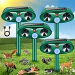 4 Pack 2025 Solar Ultrasonic Repell