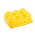 Coghlan's 812A Hiker Egg Carrier, Yellow, Holds 6 Eggs