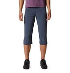 Mountain Hardwear Women's Dynama/2 Capri Pant for Climbing, Camping, and Everyday Wear | Odor-Resistant and Sun Protection, Blue Slate, Medium