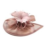 MYADDICTION Fascinator Hat Women Kentucky Derby Cocktail Tea Party Headdress Pink Clothing Shoes & Accessories | Womens Accessories | Fascinators & Headpieces