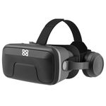DOOD VR Headset – Immersive 3D Virtual Reality Glasses for Smartphones | Universal Compatibility | Anti-Blue Light Lenses | Comfortable Design | Supports Glasses | 15-Year Limited Warranty