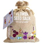 Scott&Co. Flower Seed Variety Pack - 30 Different Varieties of Flower Seeds to Grow Your Own. Butterfly and Bee Attracting, Grow Indoor and Outdoor. Gardening Gifts for Women and Men