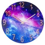 ACCSHINE Wall Clock Without Ticking Sound, Silent, Modern, 30 cm Quartz, Large Battery-Operated Wall Clock, Easy to Read for Living Rooms, Home, Kitchen, Bedroom, Office, School