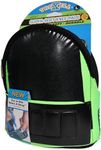 Troxell Super Soft Hi Viz Professional Kneepads - High Visibility Fluorescent Green - Comfortable Adjustable Washable Knee Pads - Large