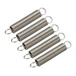 METALLIXITY Extension Spring (0.5x5x30mm/0.02"x0.2"x1.18") 5Pcs, Stainless Steel Tension Spring Wire - for Home Repair Construction Machinery