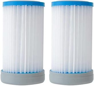 U.S. Pool Supply 2 Replacement Filter Cartridges for Use in The Octopus Handheld Pool and Spa Vacuum Cleaner, Model 1121 - Provides Premium Clean Water Filtration, Removes Finest Swimming Pool Debris