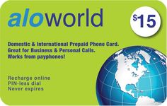 Prepaid Phone Card $15 for Domestic