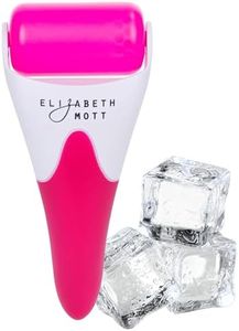 Elizabeth Mott-Ice Roller for Face & Eye Puffiness Relief - Detachable & Reusable Massager Head Face Roller Tool - Cold Therapy for Puffiness, Swelling, Redness, Blood Circulation - All Skin Types