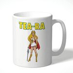 Funny Mug RetroTea Ra (She Ra) Parody - 80s Tea Mug Cup for HIm for Her TV Show Birthday Colleague Friend Tea Coffee Novelty Gift CMUG33