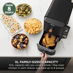 Ninja Double Stack XL Air Fryer – Large Capacity, Dual Zone