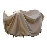 Island Umbrella NU5542 All-Weather Protective Cover for 48" Round Table and Chairs with Umbrella Hole