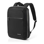 COCOON - SLIM | Laptop Backpack up to 15,6" | Frontal Pocket GRID-IT | Tablet Pocket | Document Folder Case with Zipper | Nylor - Black