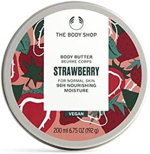 The Body Shop Strawberry Body Butter, Softening Body Moisturizer, 6.75 Oz.