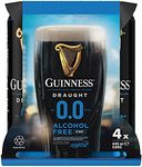 Guinness Draught 0.0 Alcohol Free | 0% vol | 4 x 440ml Cans | Iconic Stout | Rich Smooth Head & Sweetness of Malt Balanced with Hops | Guinness Six Nations | Ready For Rugby