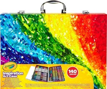 Crayola Inspiration Art Case: 140 Pieces, Deluxe Set with Crayons, Pencils, Markers and Paper in a Portable Storage Case, Great Boys and Girls, Our Art & Craft Colouring Set