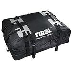 TIROL Rooftop Rack Carrier 100% Waterproof Roof Top Cargo Bag 15 Cubic Feet Storage Bag for Car Van or SUV