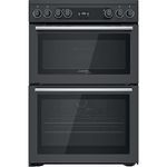 Hotpoint Cannon 60cm Double Oven Ceramic Electric Cooker - Anthracite