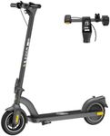 Electric Scooter ZD01, 500W Peak Motor & 30 KM/H Electric Scooter Adults, 19-24 KM Range Electric Kick Scooters, 8.5" Solid Tires, E-Lock & E-Horn, Lightweight Foldable E-Scooter for Commuter