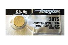 Energizer 387S Low-Drain 1.55V Silver-Oxide Button Cell Battery