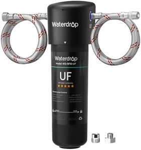 Waterdrop 10UA-UF 0.01 μm Ultra Filtration Under Sink Water Filter for Baçtёria Reduction, 30,000 Liters Chlorine Reduction Capacity, Direct Connect to Kitchen Faucet, Reduce PFAS, PFOA/PFOS
