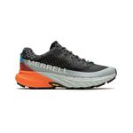 Merrell Men's Agility Peak 5-Black/Tangerine Sneaker, 10.5 UK