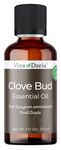 Viva Doria Pure Clove Bud Essential Oil, Undiluted, Food Grade, 30 mL (1 Fluid Ounce)