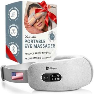 LifePro Eye Massager with Heat & Vibration – Heated Eye Mask for Dry Eyes, Smart Sleep Mask with Bluetooth Music – Portable Eye Care Device for Relaxation, Travel & Better Rest