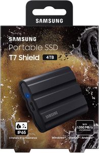 Samsung T7 Shield 4TB Portable SSD – Black