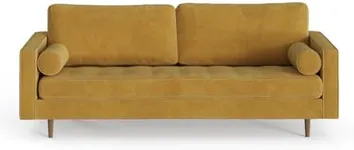Inmod Matilde Velvet Sofa, Gold