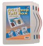 Tiger 300847 A4 Plus Deep Tuff Box With Handle,White