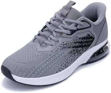 JARLIF Men's Lightweight Athletic Running Shoes Breathable Sport Air Fitness Gym Jogging Sneakers (Size 6.5-12.5)