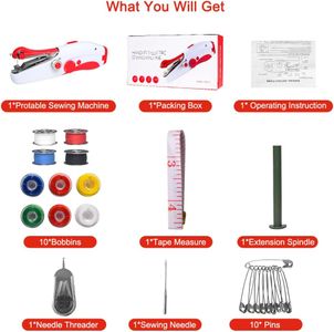Mini Handheld Electric Sewing Machine – Portable Fast Stitch for Fabrics, DIY