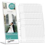 Plastic Photo Booth Frames with Inserts 2x6 slanted L photo strip Value pack (100)