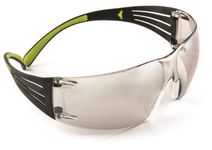 3M Securefit SF410AS Mirror Polycarbonate Standard Safety Glasses - 99.9% UV Protection - Wrap Around Frame - 70071650975 [Price is per Each]