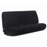 Leader Accessories Front Solid Bench Seat Cover Universal Fits Ford, Chevrolet, Dodge, and Full Size Pickup Trucks Black